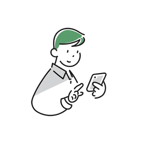 スマホを使ってお問い合わせをする