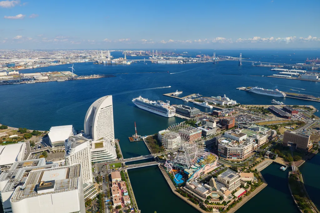 横浜みなとみらいの風景
