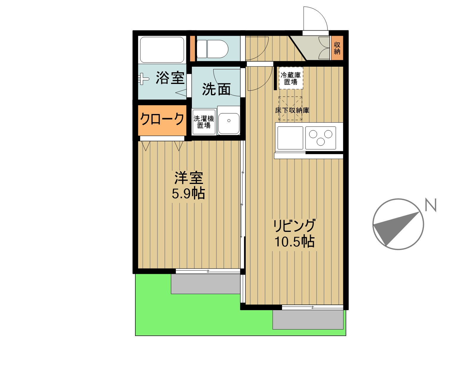 ※図面と現況が異なる場合は現況を優先といたします。